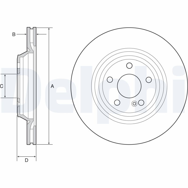 Brake Disc (09.B743.41)  Art. BG4957C