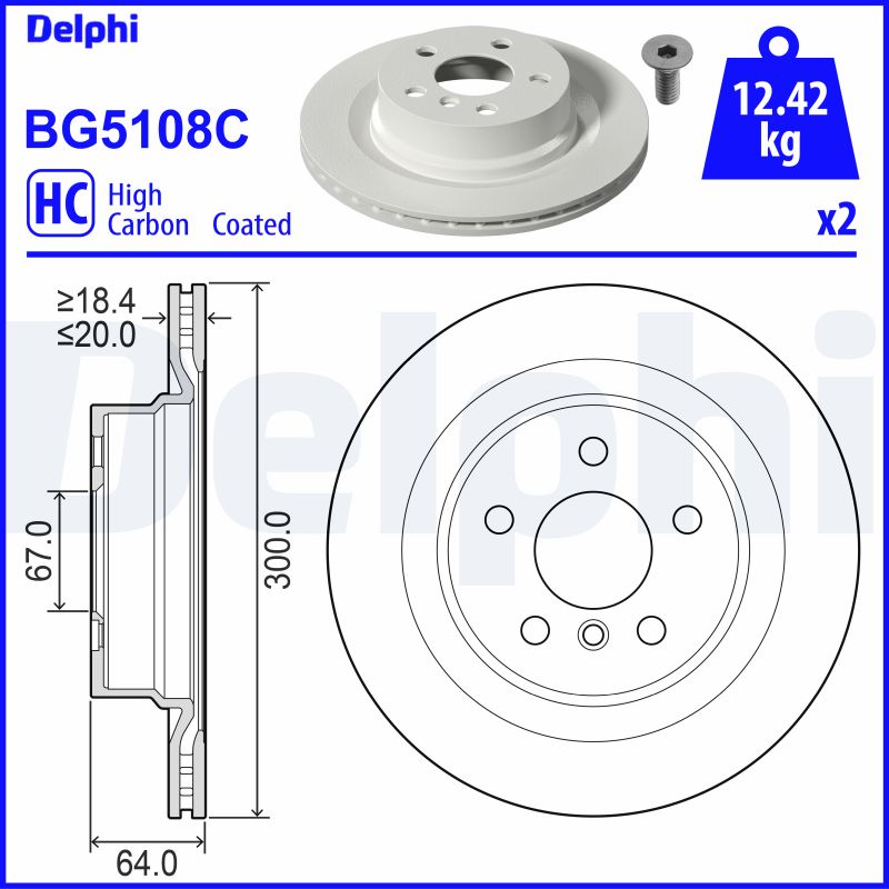 Brake Disc  Art. BG5108C