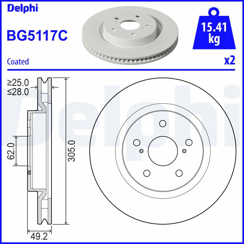 Brake Disc  Art. BG5117C