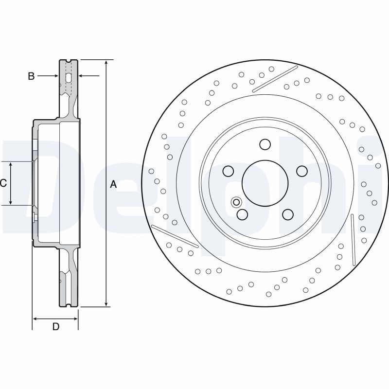 Brake Disc (Rear axle)  Art. BG9118C