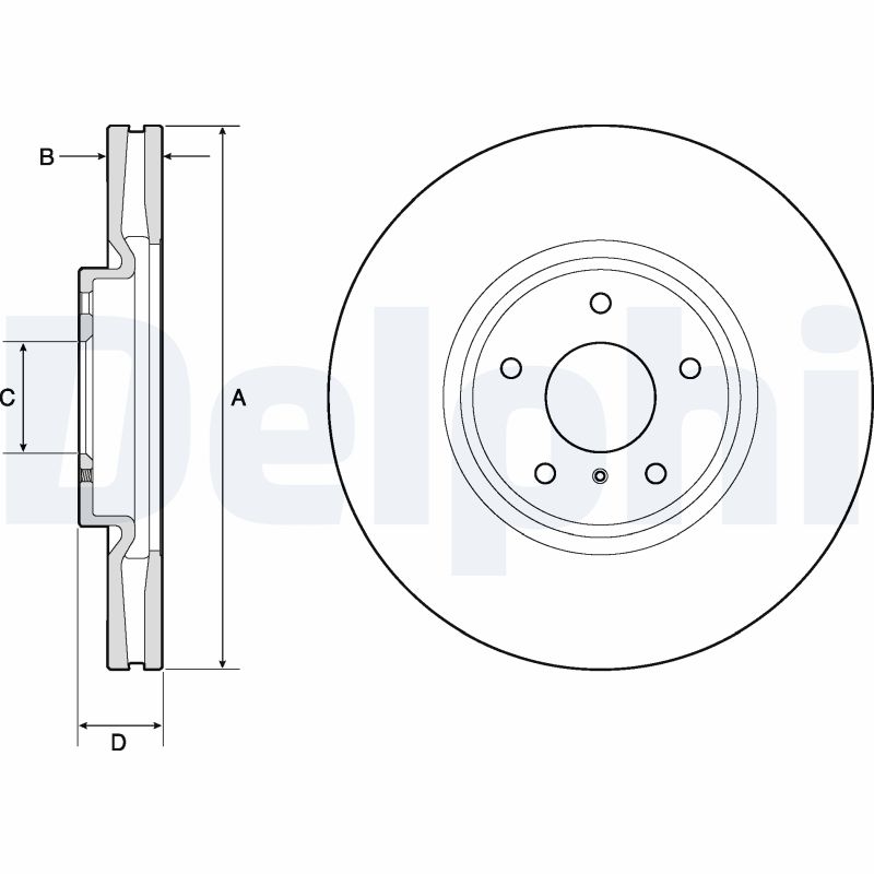 Brake Disc (Front axle)  Art. BG9152