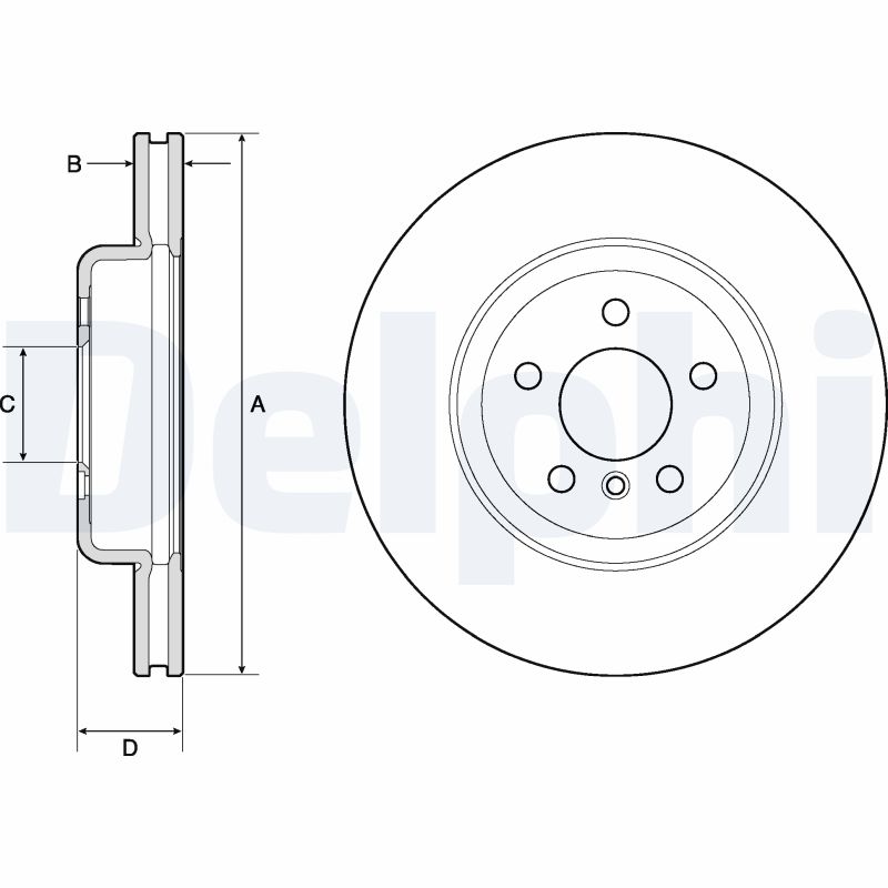 Brake Disc (Ventilated)  Art. BG9154C