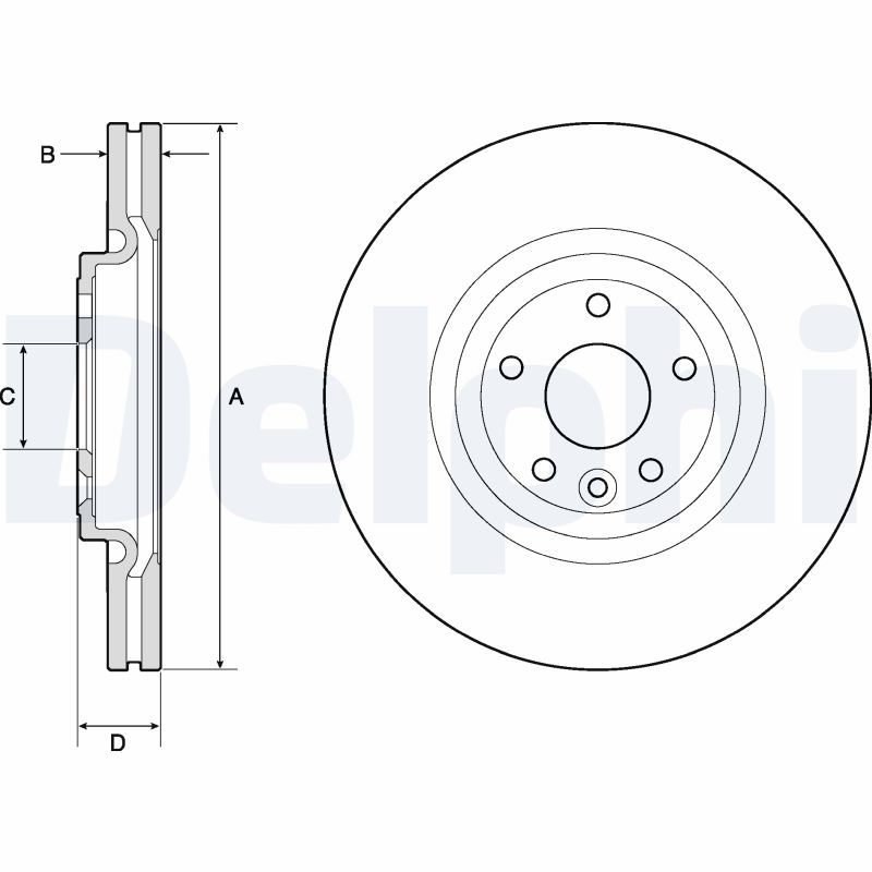 Brake Disc (Front axle)  Art. BG9166C