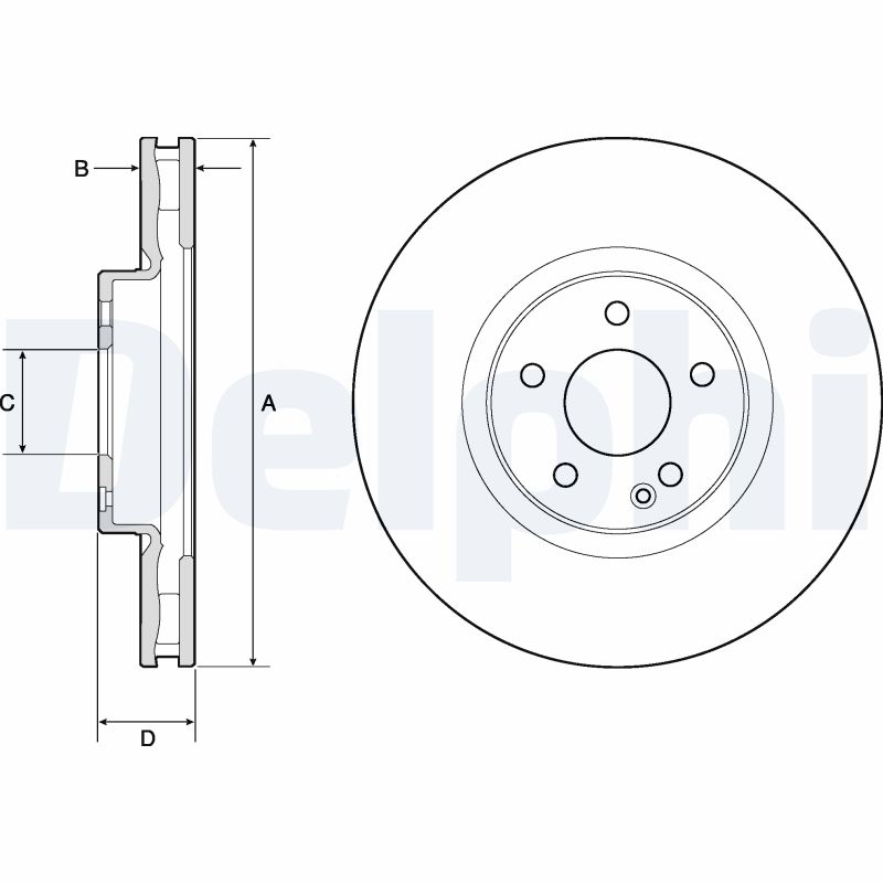 Brake Disc (Front axle)  Art. BG9174C