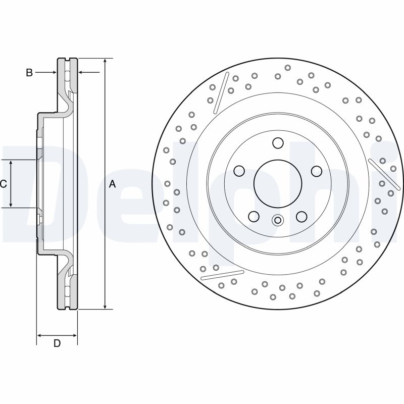 Brake Disc (Ventilated)  Art. BG9223C