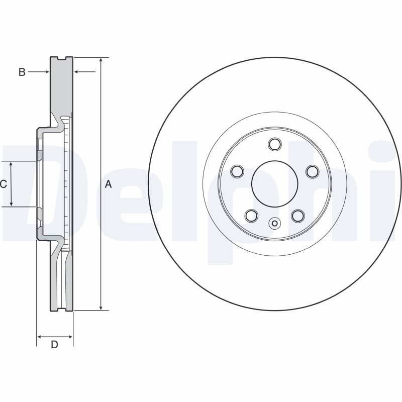 Brake Disc (Front axle)  Art. BG9231C