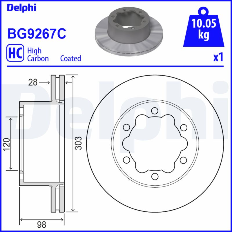 Brake Disc  Art. BG9267C