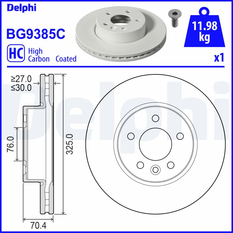 Brake Disc  Art. BG9385C