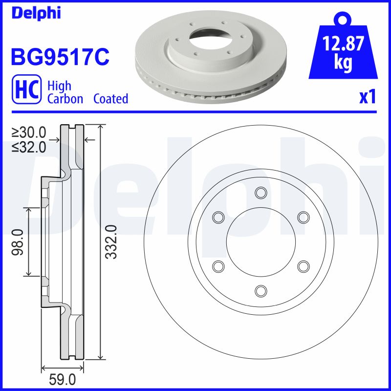 Brake Disc  Art. BG9517C