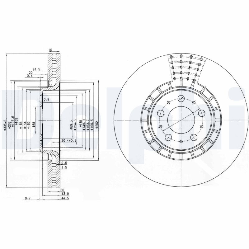 Brake Disc (Rear axle, Front axle)  Art. BG9783C