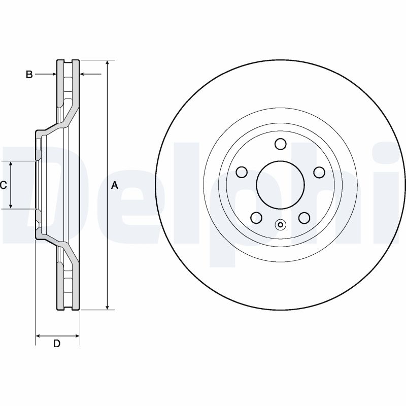 Brake Disc (Front axle)  Art. BG9955