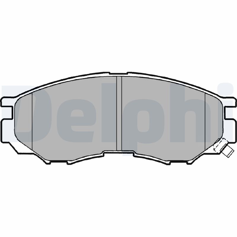 Brake Pad Set, disc brake (Front axle)  Art. LP1010