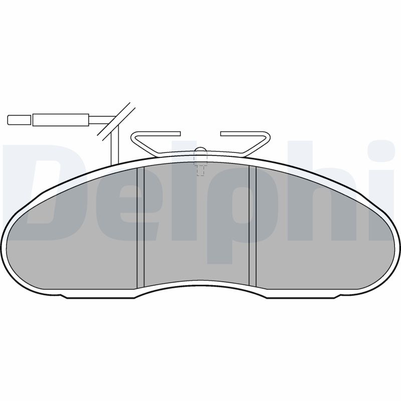 Brake Pad Set, disc brake (Front axle)  Art. LP1096