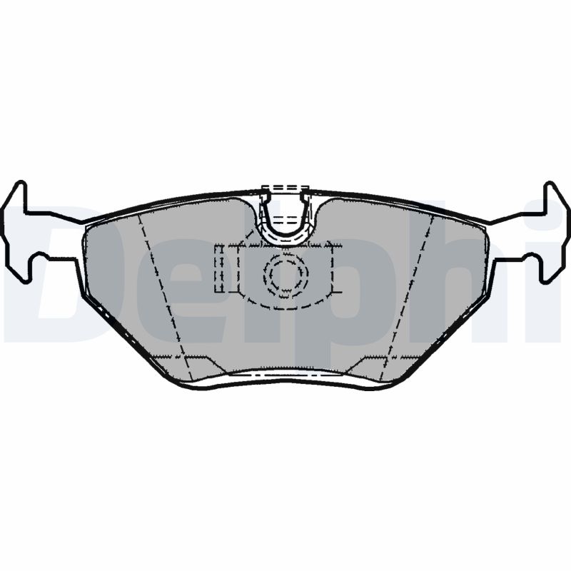 Brake Pad Set, disc brake (Rear axle)  Art. LP1107