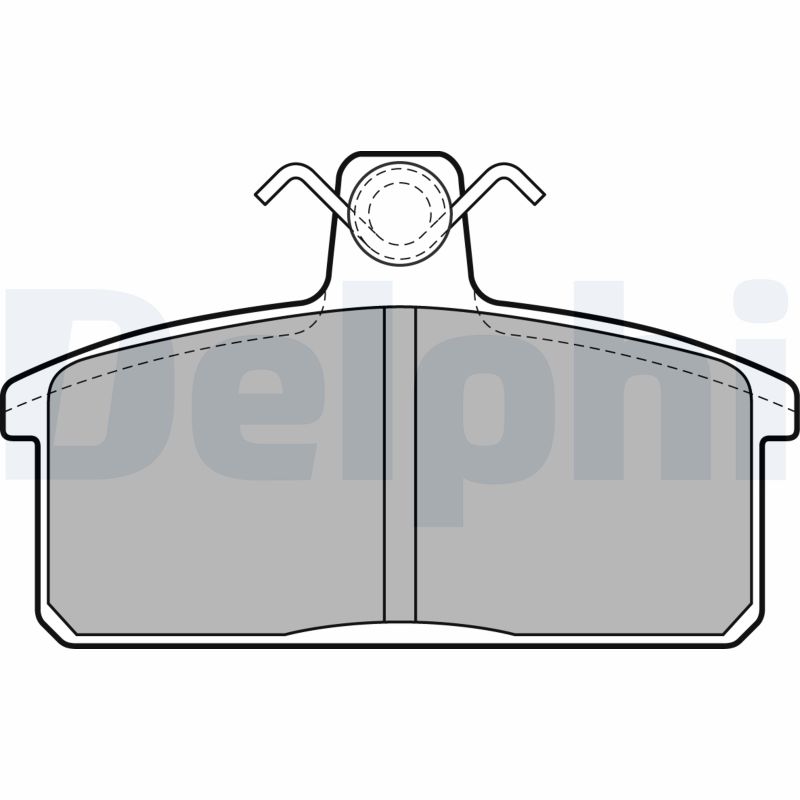 Brake Pad Set, disc brake (Front axle)  Art. LP1201