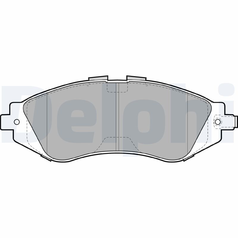 Brake Pad Set, disc brake (Front axle)  Art. LP1304