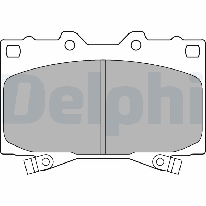 Brake Pad Set, disc brake (Front axle)  Art. LP1308