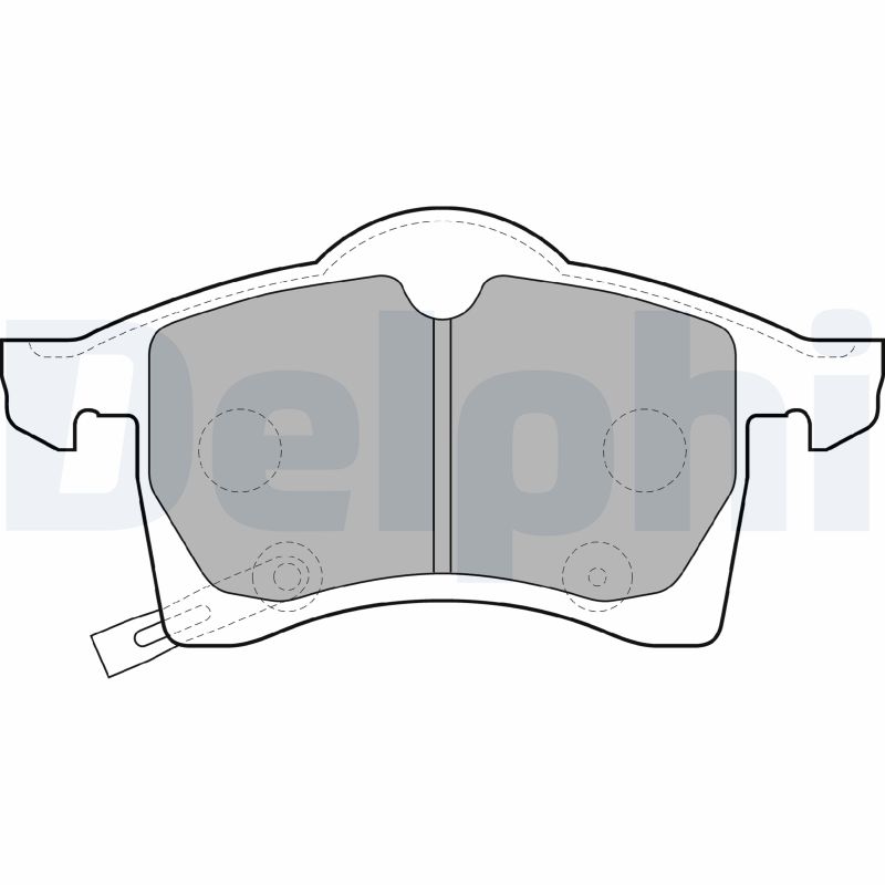 Brake Pad Set, disc brake (Front axle)  Art. LP1309