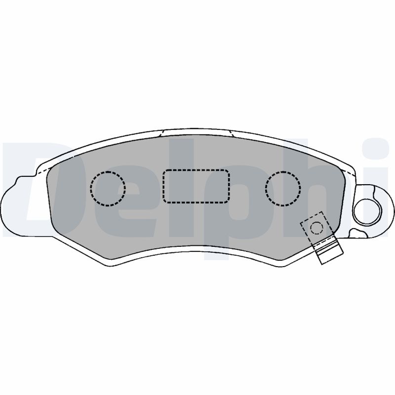 Brake Pad Set, disc brake (Front axle)  Art. LP1318