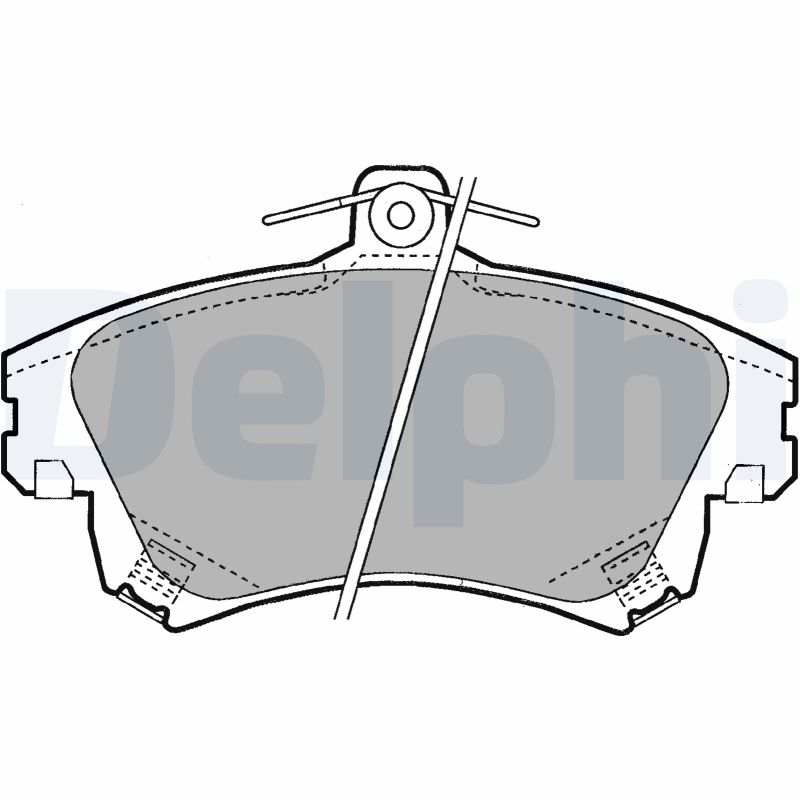 Brake Pad Set, disc brake (Front axle)  Art. LP1398