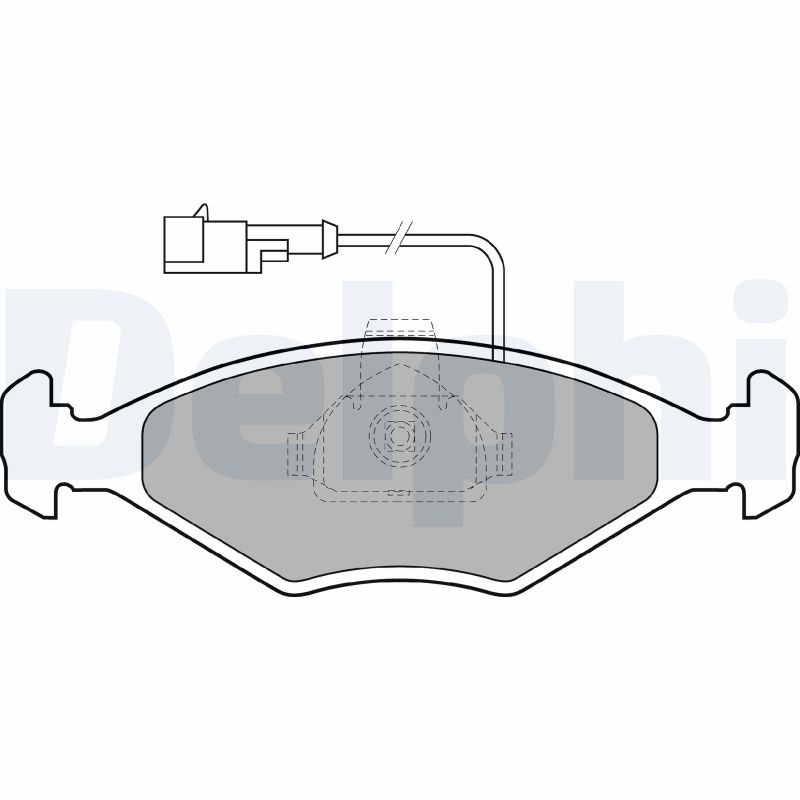 Brake Pad Set, disc brake (Front axle)  Art. LP1415