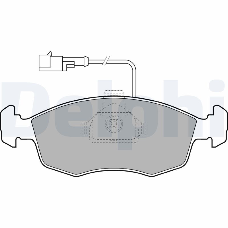 Brake Pad Set, disc brake (Front axle)  Art. LP1416