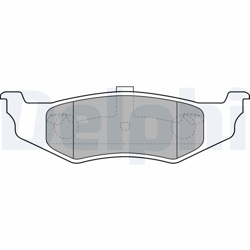 Brake Pad Set, disc brake (Rear axle)  Art. LP1515