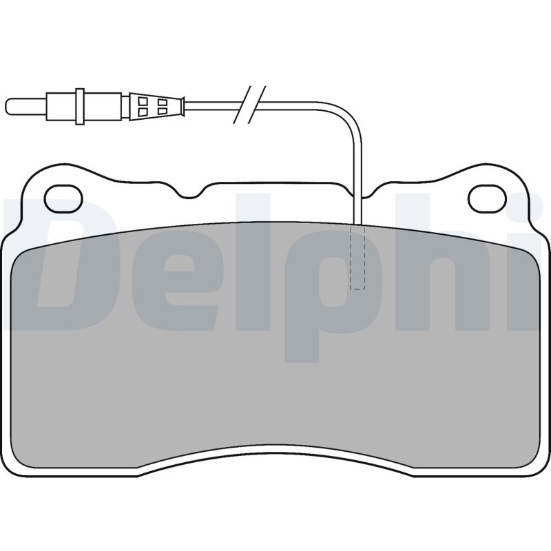 Brake Pad Set, disc brake (Rear axle)  Art. LP1516