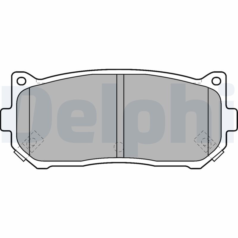 Brake Pad Set, disc brake (Rear axle)  Art. LP1528