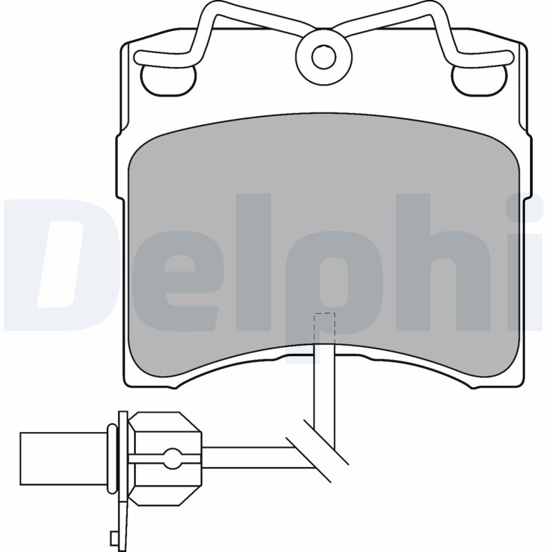 Brake Pad Set, disc brake (Front axle)  Art. LP1535