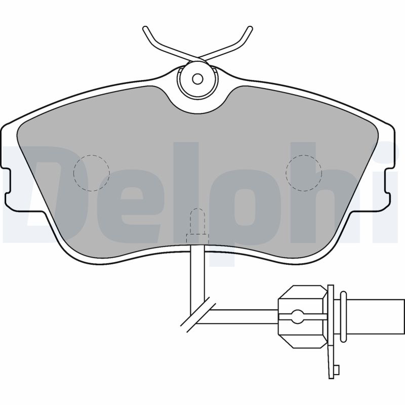 Brake Pad Set, disc brake (Front axle)  Art. LP1542