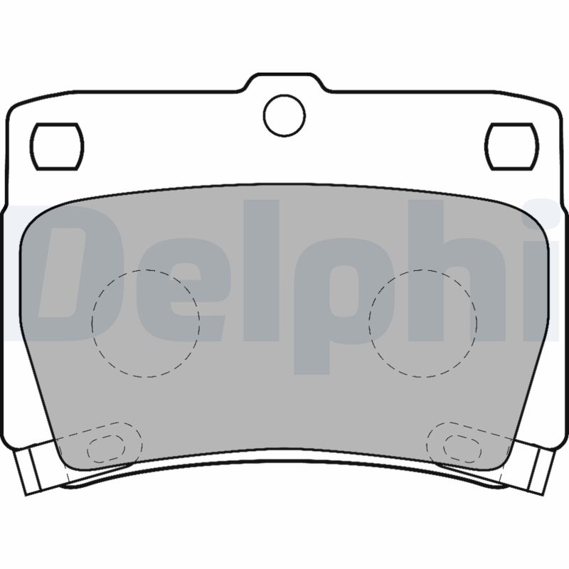 Brake Pad Set, disc brake (Rear axle)  Art. LP1546