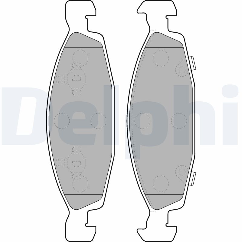 Brake Pad Set, disc brake (Front axle)  Art. LP1557