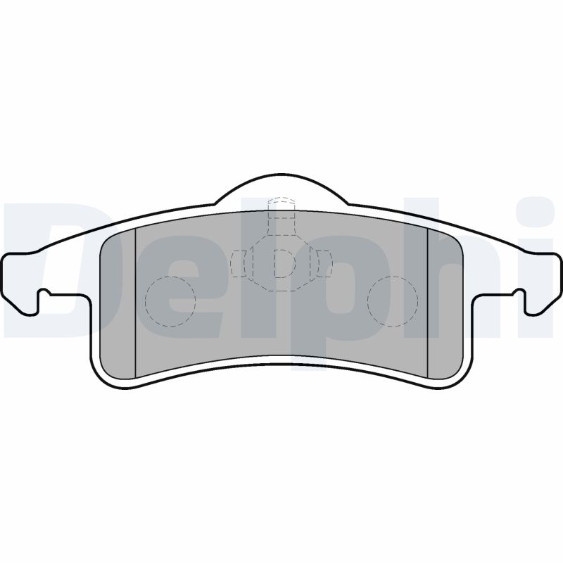 Brake Pad Set, disc brake (Rear axle)  Art. LP1558