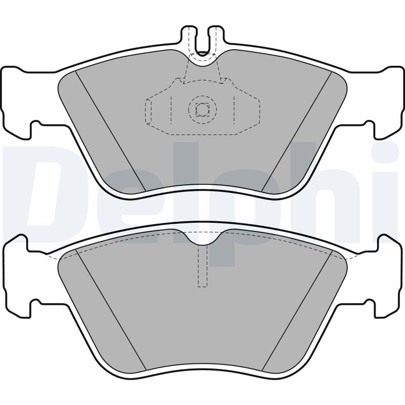 Brake Pad Set, disc brake (Front axle)  Art. LP1588