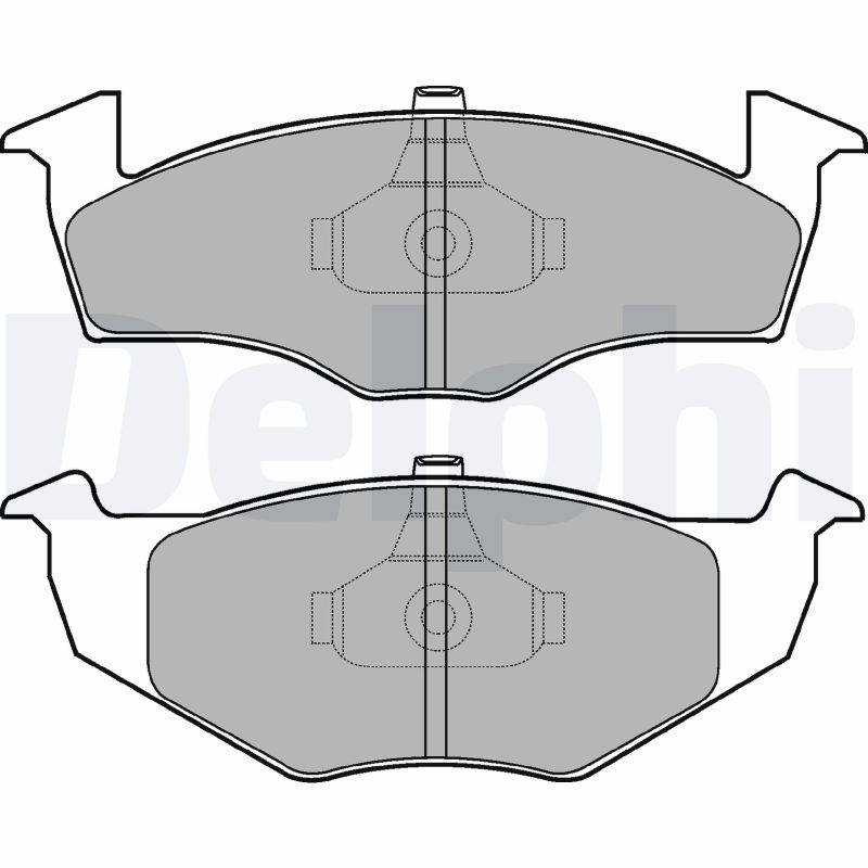 Brake Pad Set, disc brake (Front axle)  Art. LP1591