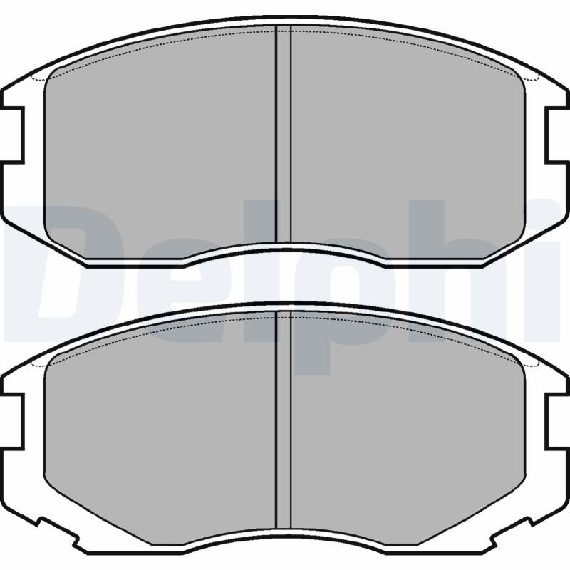 Brake Pad Set, disc brake (Front axle)  Art. LP1594