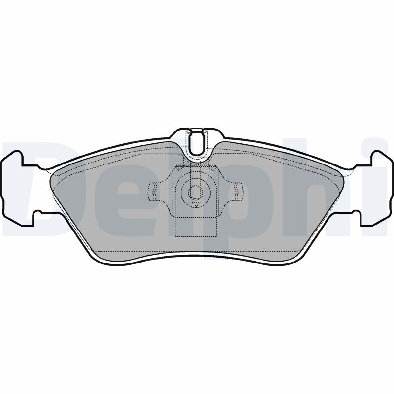 Brake Pad Set, disc brake (Rear axle)  Art. LP1596