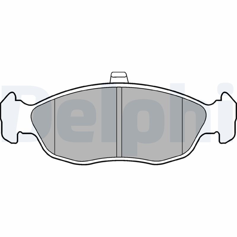 Brake Pad Set, disc brake (Front axle)  Art. LP1597