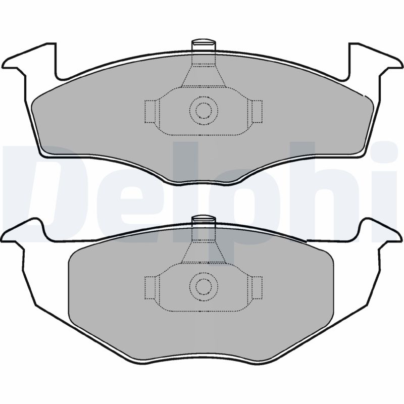 Brake Pad Set, disc brake (Front axle)  Art. LP1601