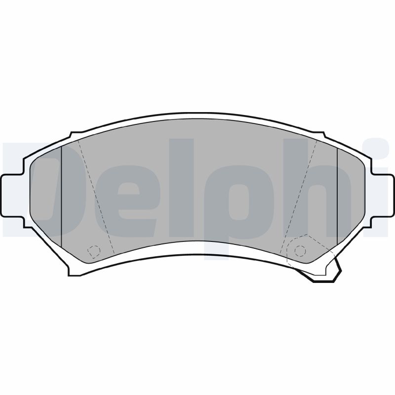 Brake Pad Set, disc brake (Front axle)  Art. LP1609