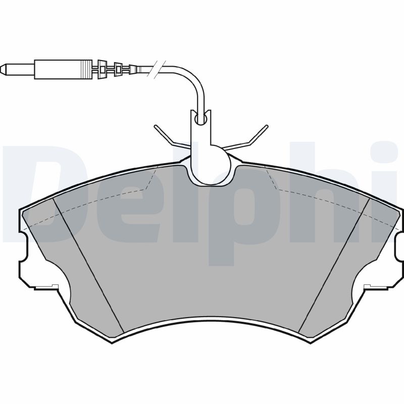 Brake Pad Set, disc brake (Front axle)  Art. LP1614