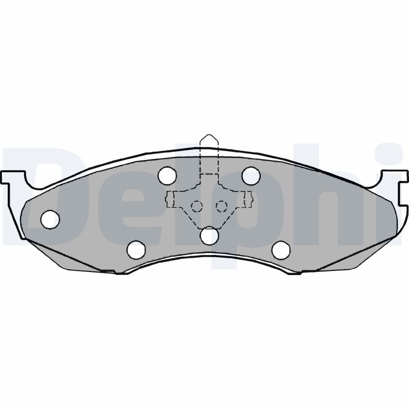 Brake Pad Set, disc brake (Front axle)  Art. LP1615