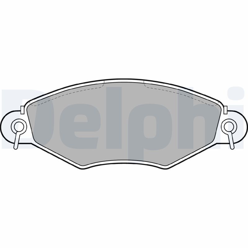 Brake Pad Set, disc brake (Front axle)  Art. LP1617