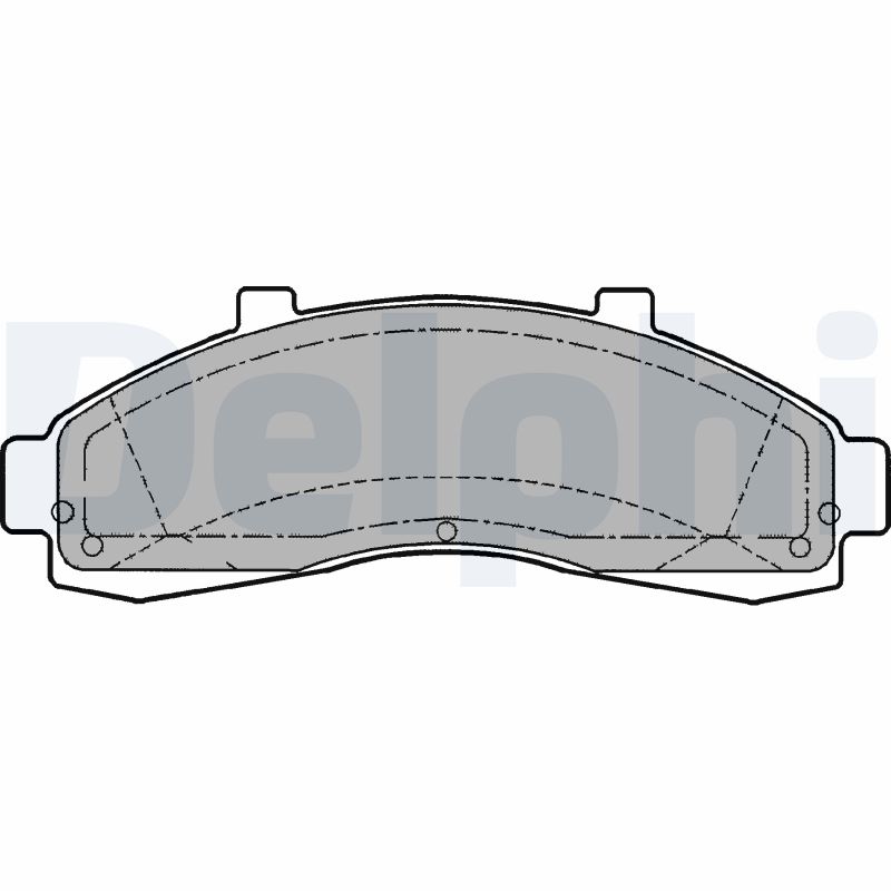 Brake Pad Set, disc brake (Front axle)  Art. LP1625