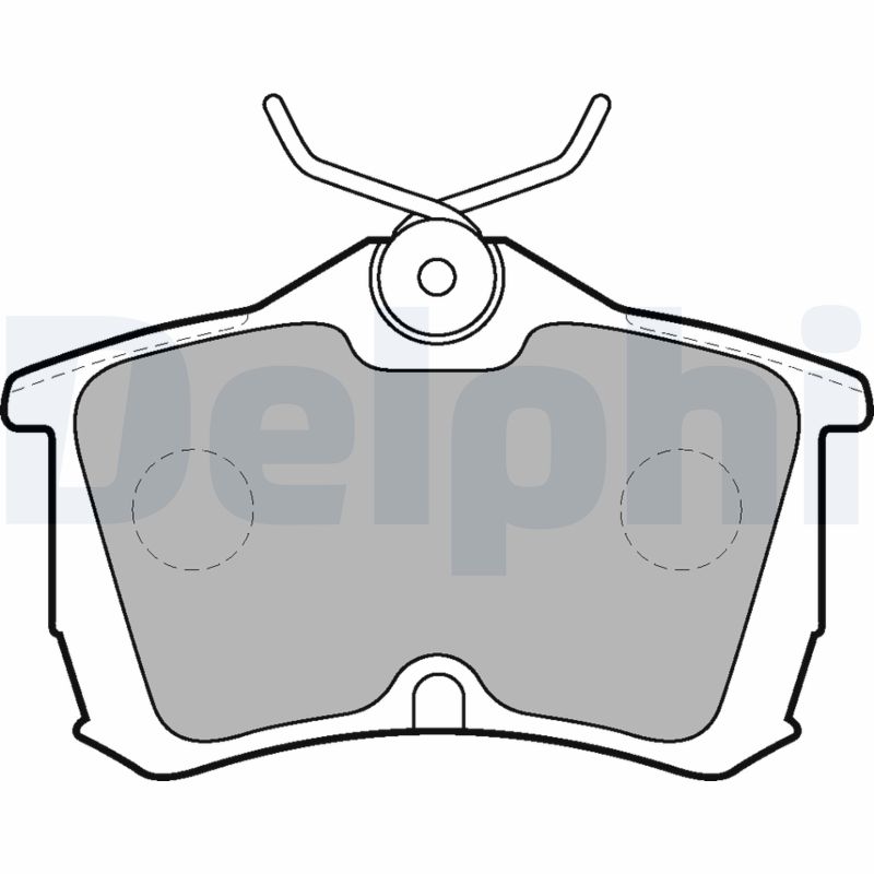 Brake Pad Set, disc brake (Rear axle)  Art. LP1626