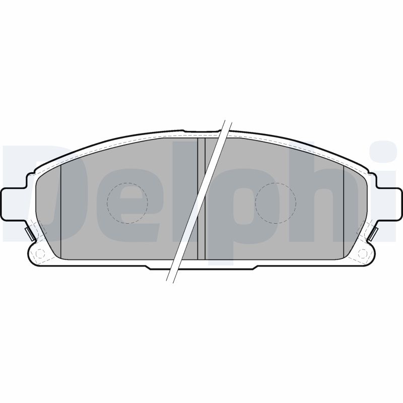 Brake Pad Set, disc brake (Front axle)  Art. LP1659