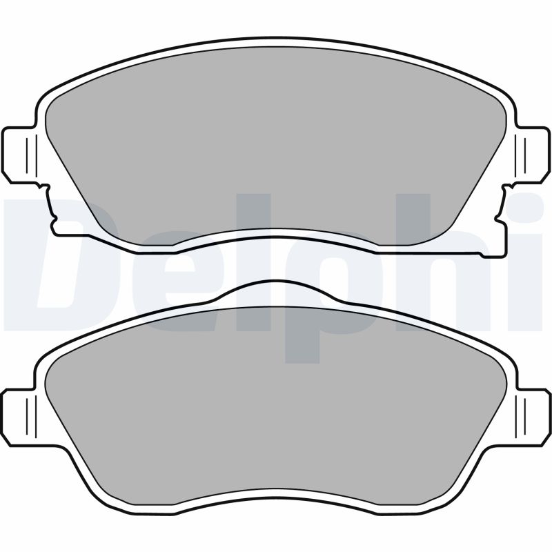 Brake Pad Set, disc brake (Front axle)  Art. LP1676