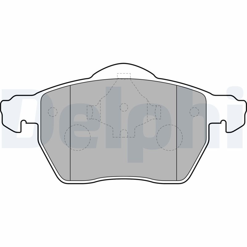 Brake Pad Set, disc brake (Rear axle)  Art. LP1687