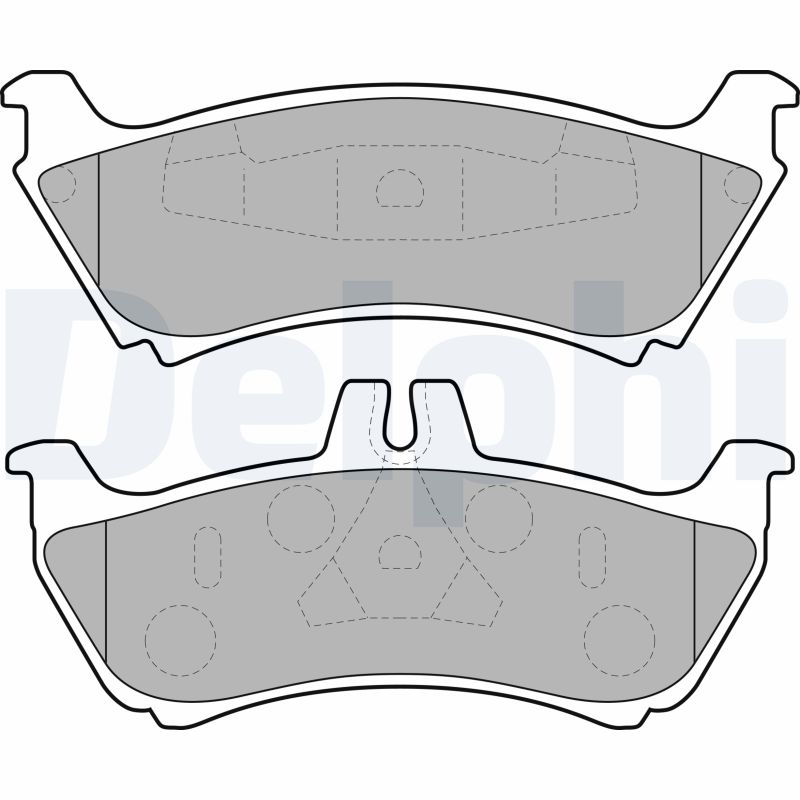 Brake Pad Set, disc brake (Rear axle)  Art. LP1692